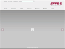 Tablet Screenshot of effbe.de